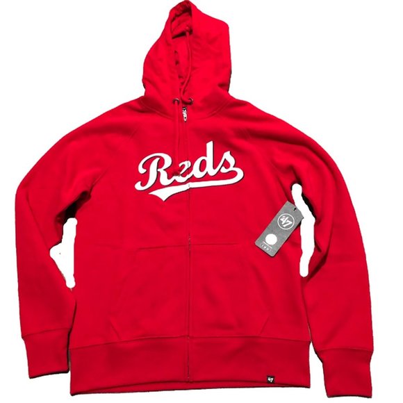 47 Other - NWT Cincinnati Reds '47 Brand Logo Full-Zip Hoodie Sweatshirt